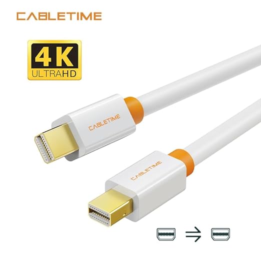 Mini DislpayPort To DisplayPort Cable 4K 60Hz For PC & Mac 5M