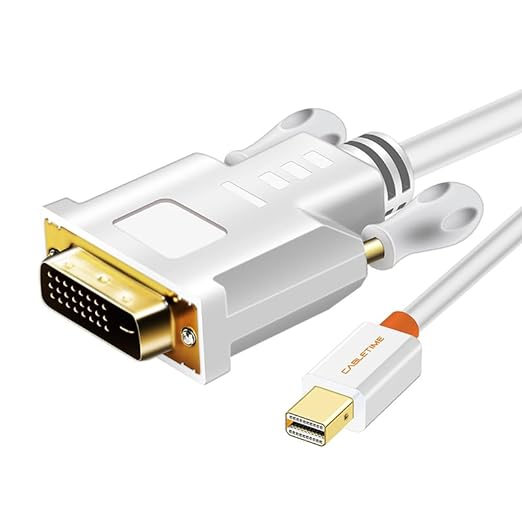 Mini DP Male to DVI(24+1) Male HD Cable