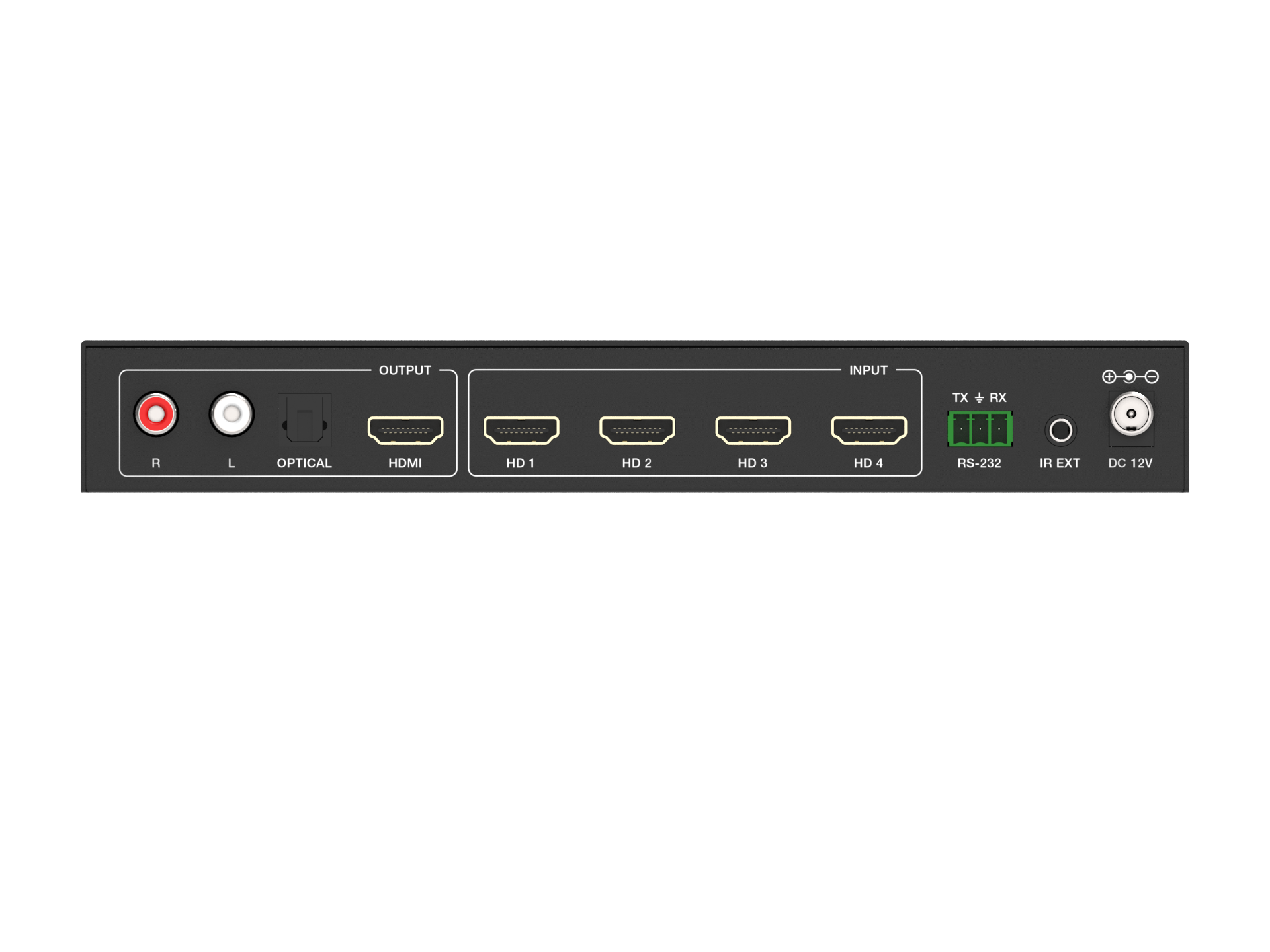 4K60 4x1 Multiviewer Seamless UHD Video Switcher