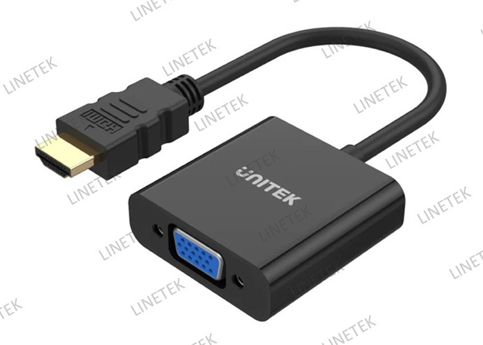 HDMI to VGA Adapter with 3.5mm for Stereo Audio